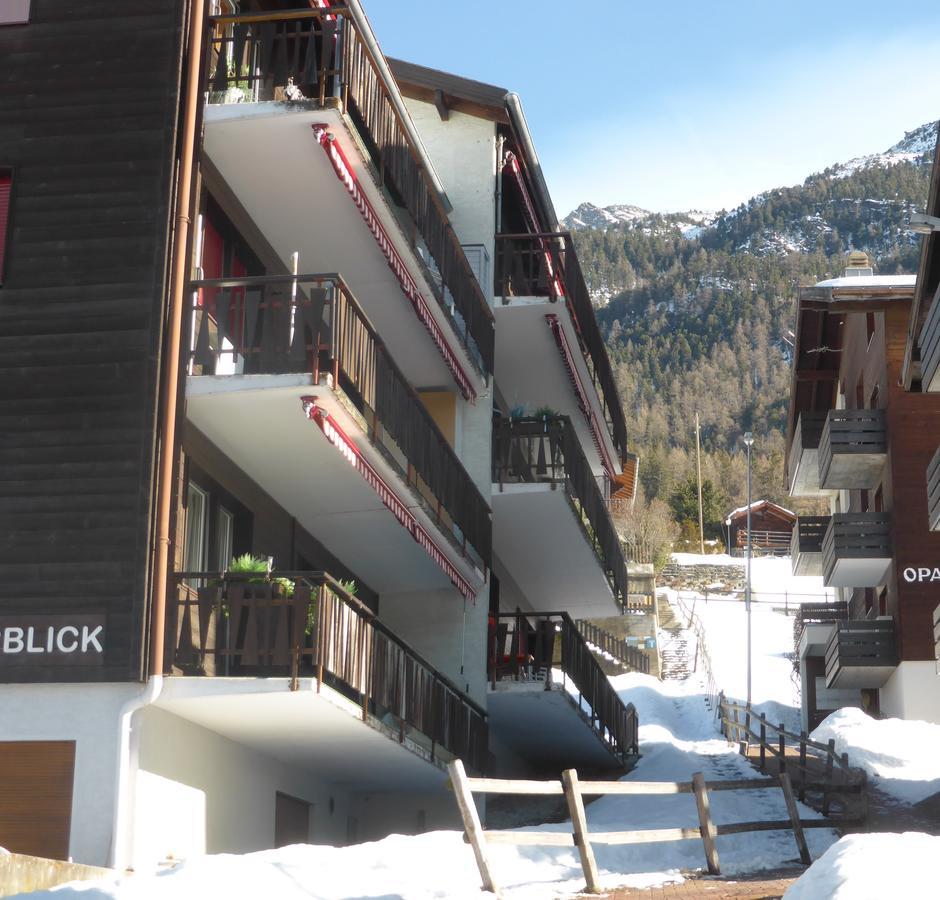 Haus Silberblick Anrig Leilighet Grächen Eksteriør bilde